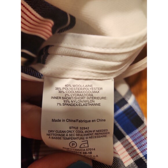 Tory Burch Tory Sport Plaid Pleated Athletic Skirt Size 8 - Picture 7 of 8